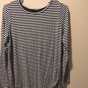 Long sleeve strip girls